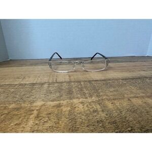 Brighton Handmade Reading Glasses Silver Scroll Tortoise Rectangular Readers